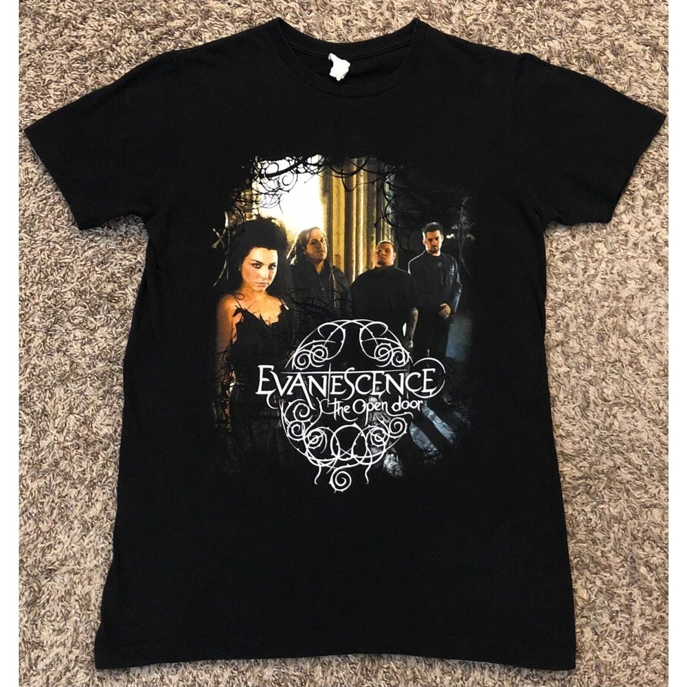 Evanescence Shirt The Open Door Tour Men_s Black T-Shirt